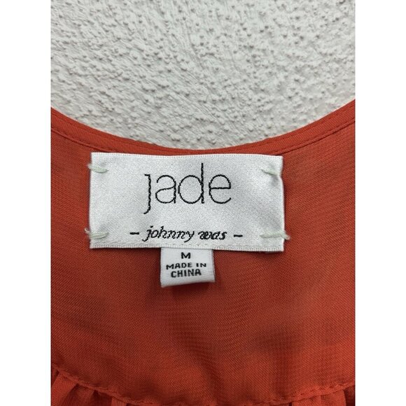 Johnny Was Jade Nidra Silk Wrap Dress Women’s Size Medium Floral (no Belt) Fairy - Picture 14 of 15